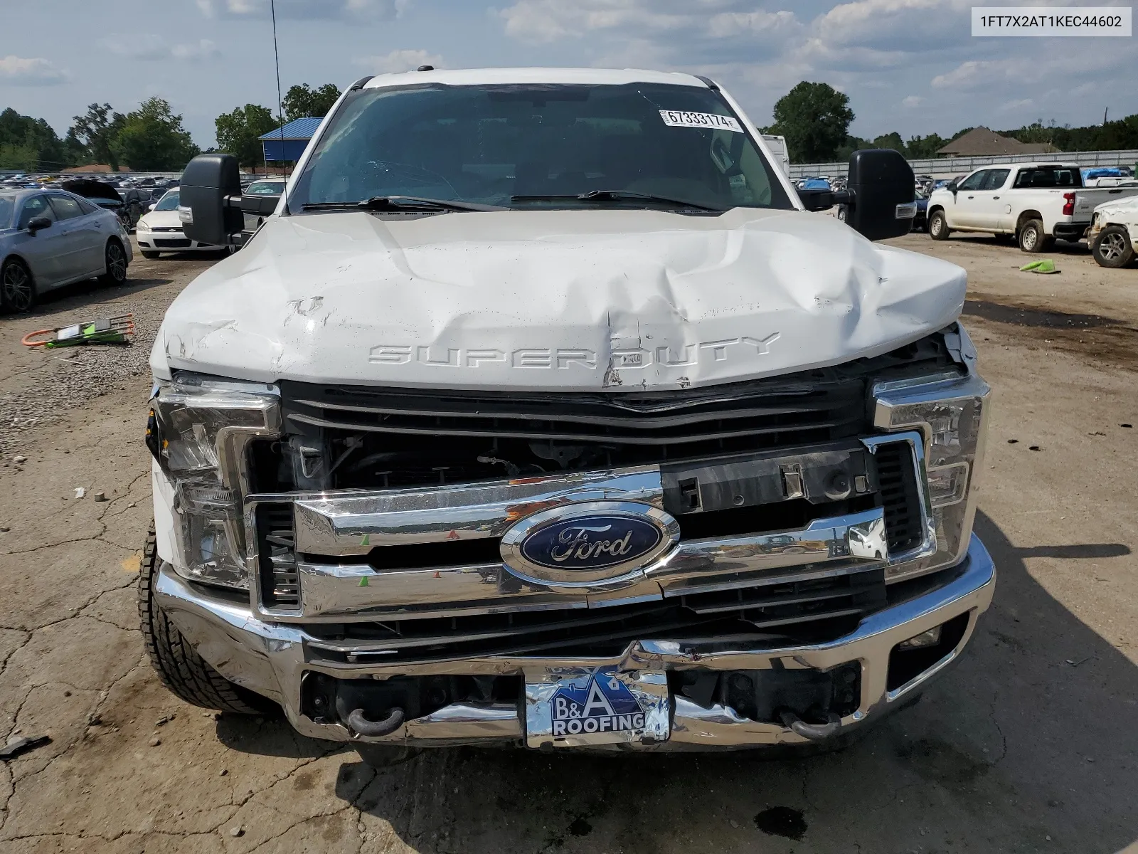 2019 Ford F250 Super Duty VIN: 1FT7X2AT1KEC44602 Lot: 67333174