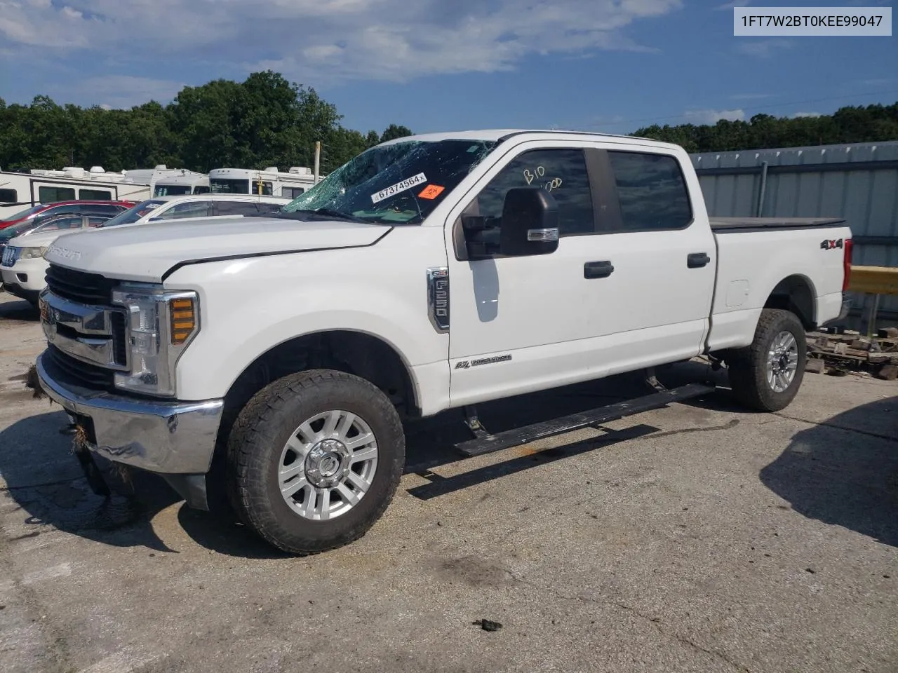 2019 Ford F250 Super Duty VIN: 1FT7W2BT0KEE99047 Lot: 67374564