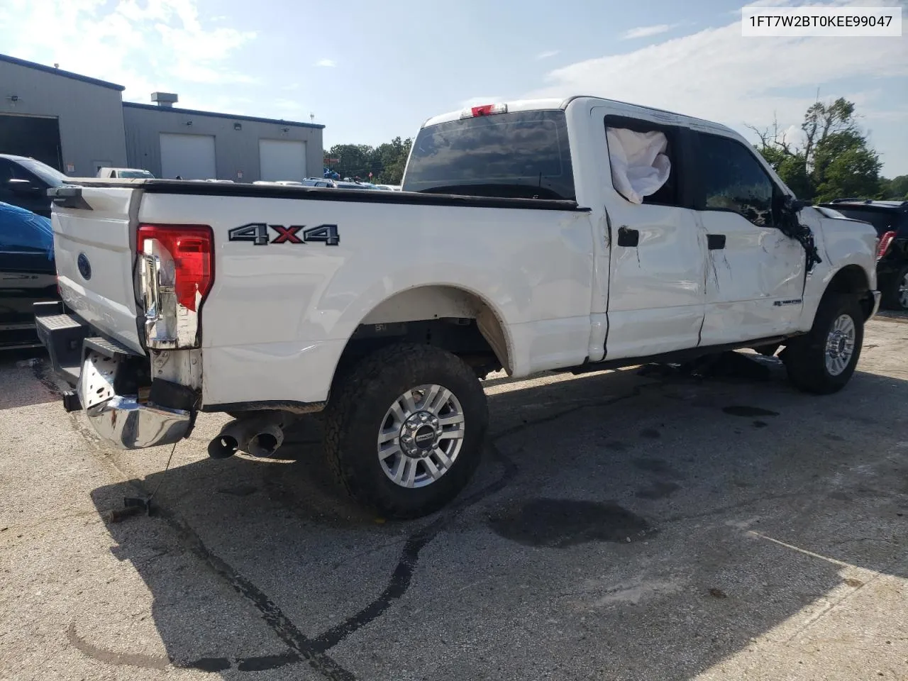 2019 Ford F250 Super Duty VIN: 1FT7W2BT0KEE99047 Lot: 67374564