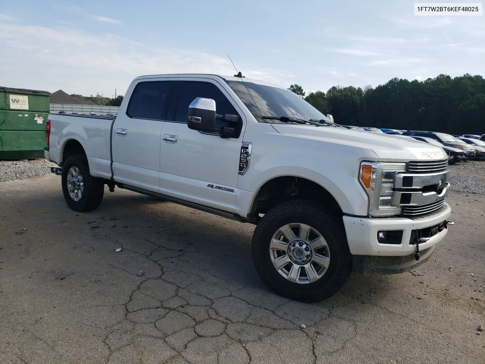 2019 Ford F250 Super Duty VIN: 1FT7W2BT6KEF48025 Lot: 67900054