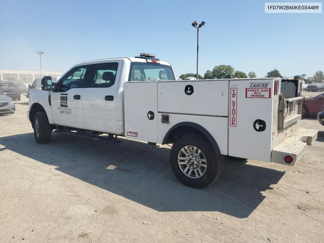 2019 Ford F250 Super Duty VIN: 1FD7W2B60KEG54489 Lot: 68541834