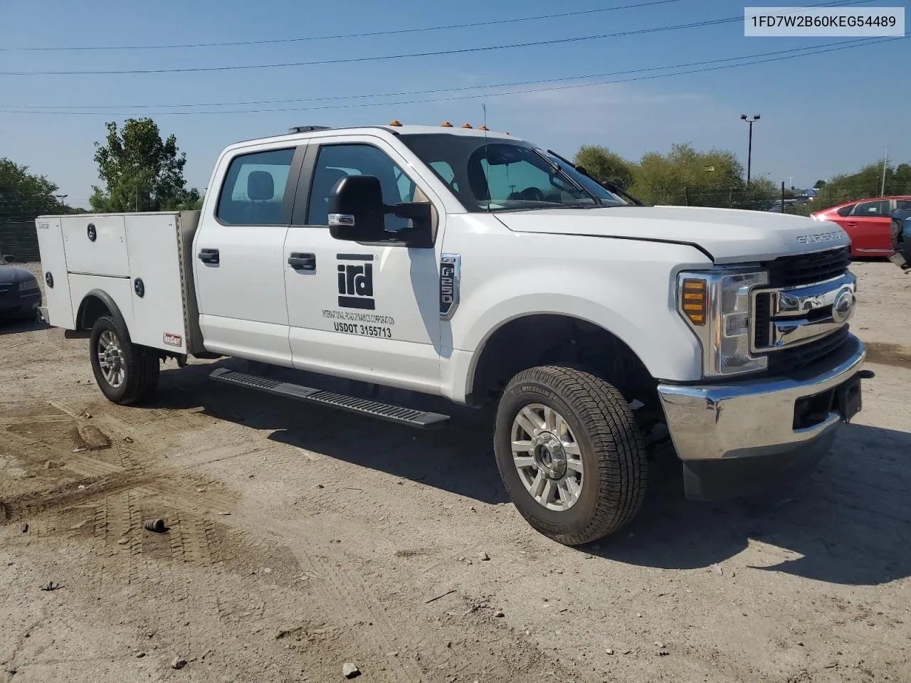 2019 Ford F250 Super Duty VIN: 1FD7W2B60KEG54489 Lot: 68541834