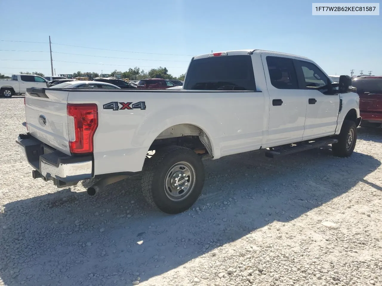 2019 Ford F250 Super Duty VIN: 1FT7W2B62KEC81587 Lot: 69535034