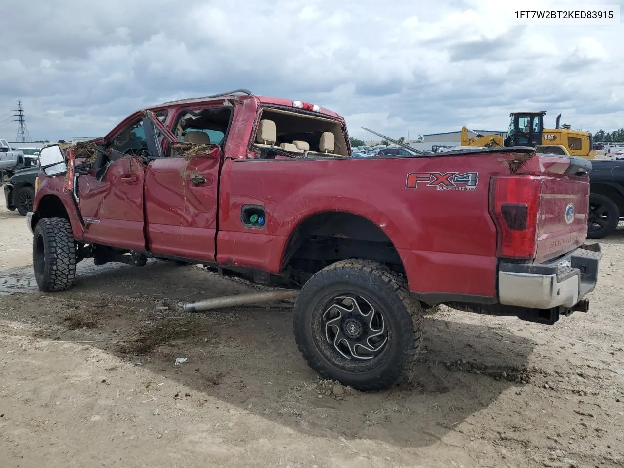 2019 Ford F250 Super Duty VIN: 1FT7W2BT2KED83915 Lot: 69856204