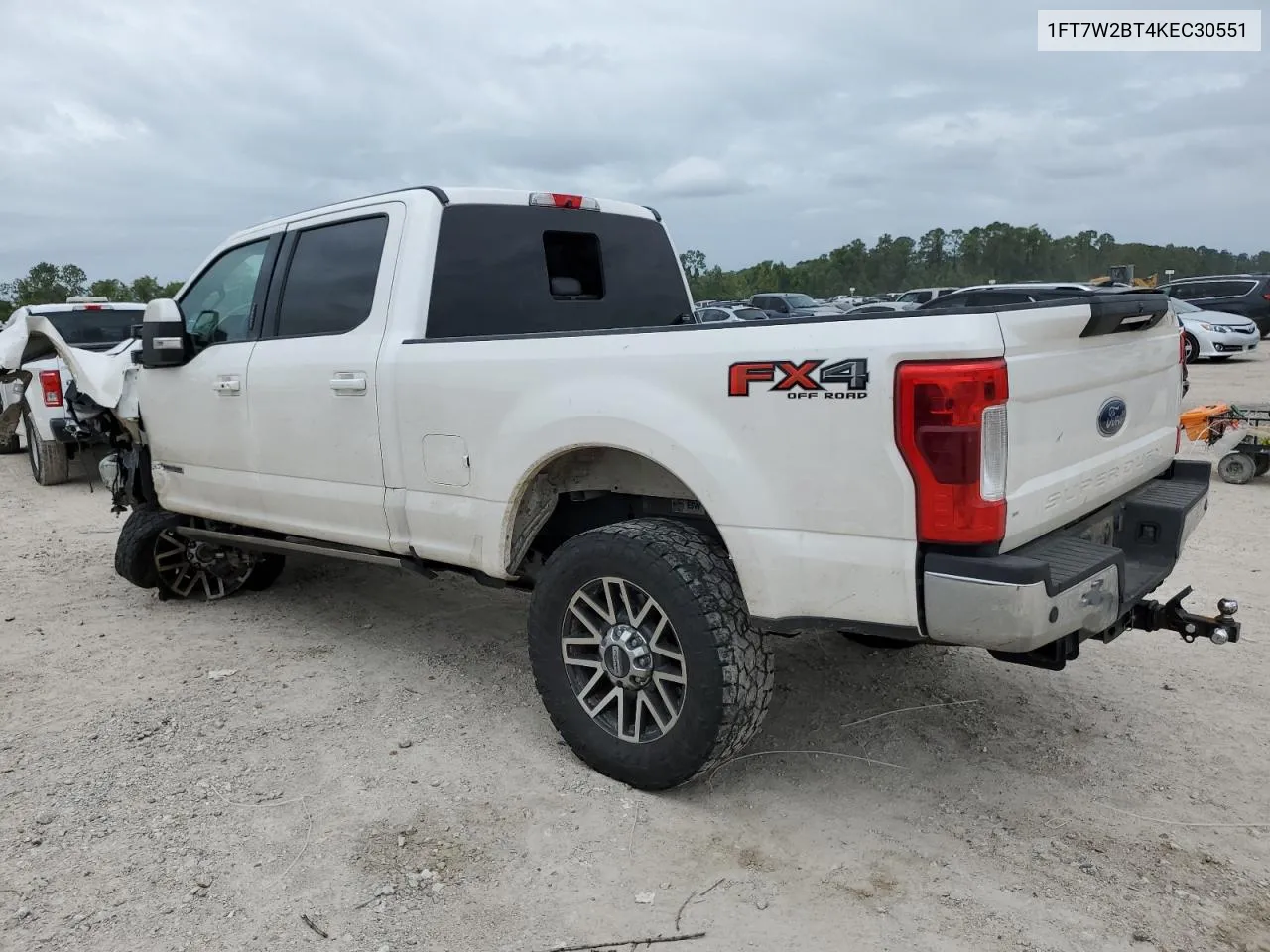 2019 Ford F250 Super Duty VIN: 1FT7W2BT4KEC30551 Lot: 70822344