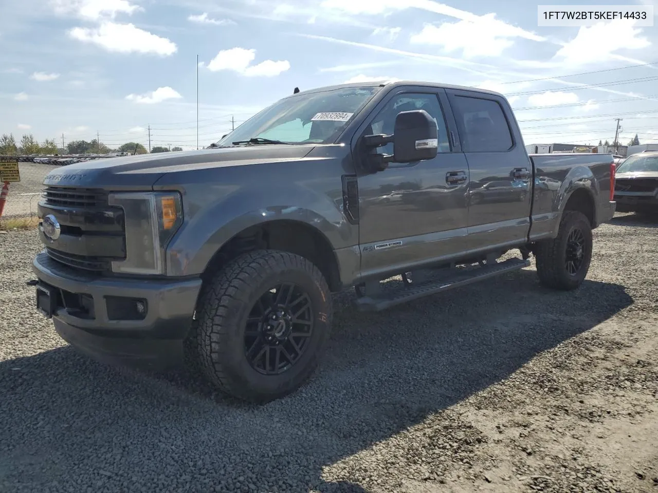 2019 Ford F250 Super Duty VIN: 1FT7W2BT5KEF14433 Lot: 70932994