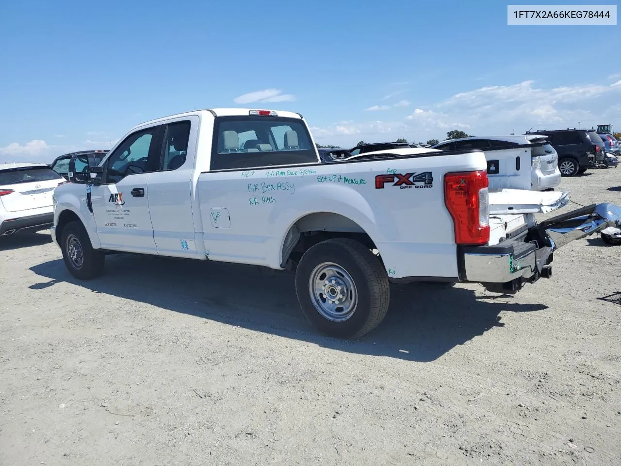 2019 Ford F250 Super Duty VIN: 1FT7X2A66KEG78444 Lot: 70978924