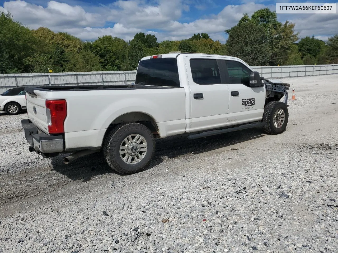 2019 Ford F250 Super Duty VIN: 1FT7W2A66KEF60607 Lot: 71230374