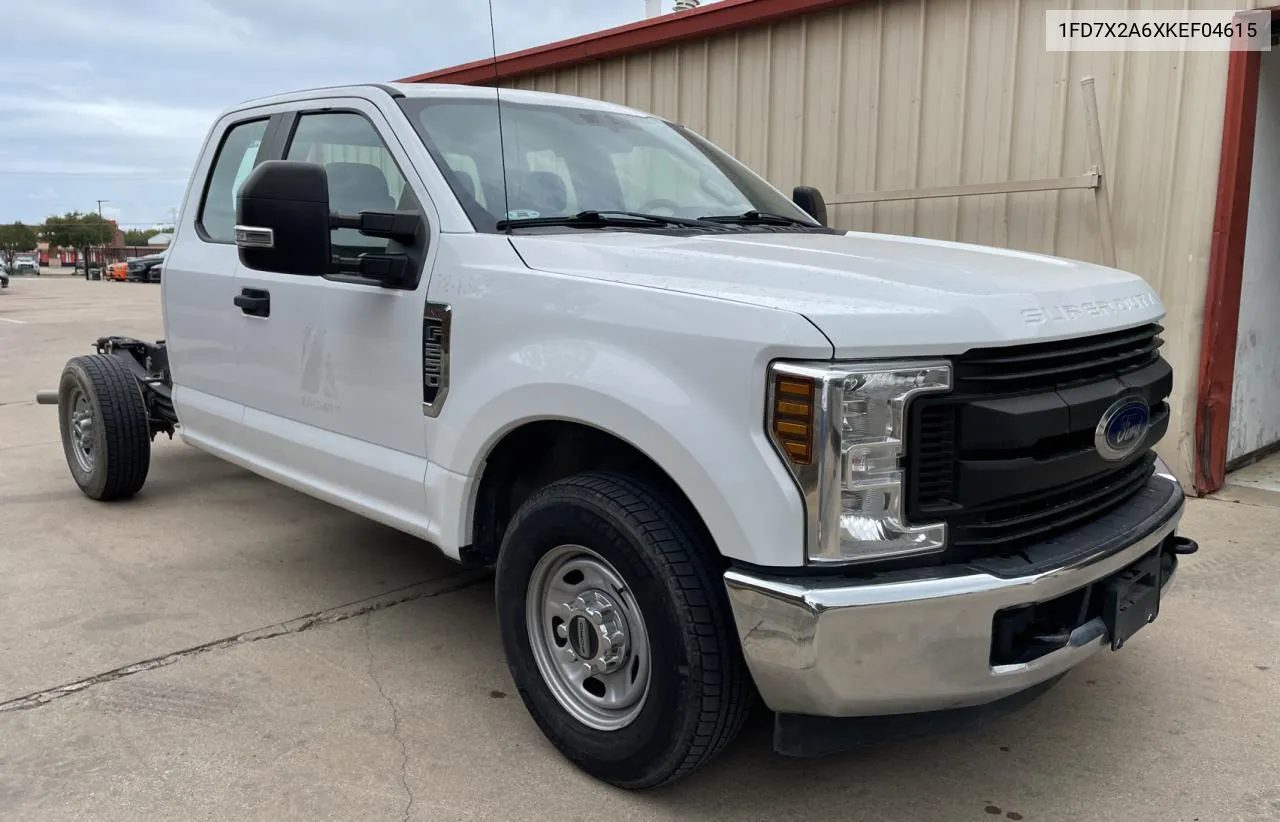 2019 Ford F250 Super Duty VIN: 1FD7X2A6XKEF04615 Lot: 71420434