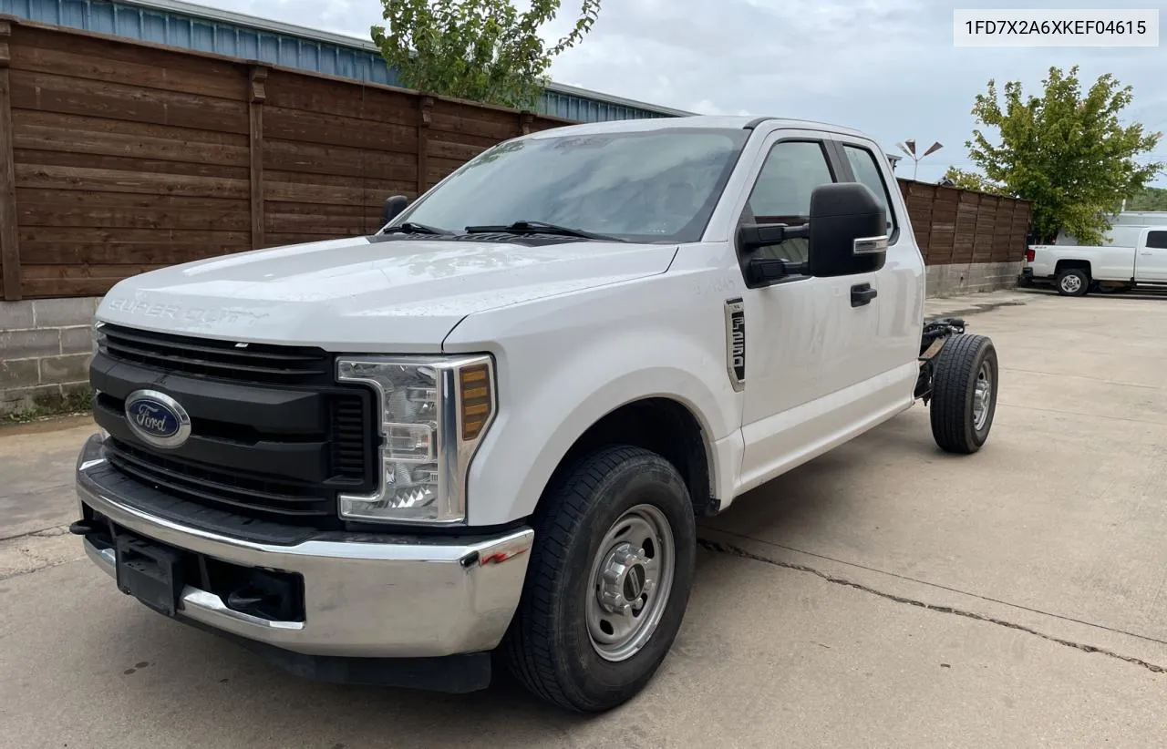 2019 Ford F250 Super Duty VIN: 1FD7X2A6XKEF04615 Lot: 71420434