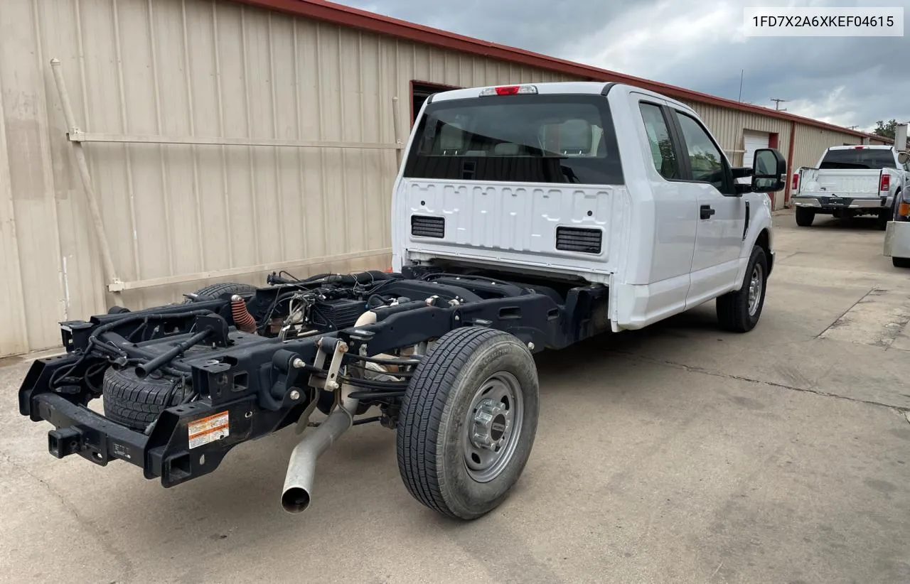 2019 Ford F250 Super Duty VIN: 1FD7X2A6XKEF04615 Lot: 71420434