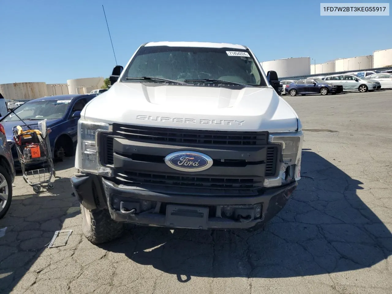 2019 Ford F250 Super Duty VIN: 1FD7W2BT3KEG55917 Lot: 71454224