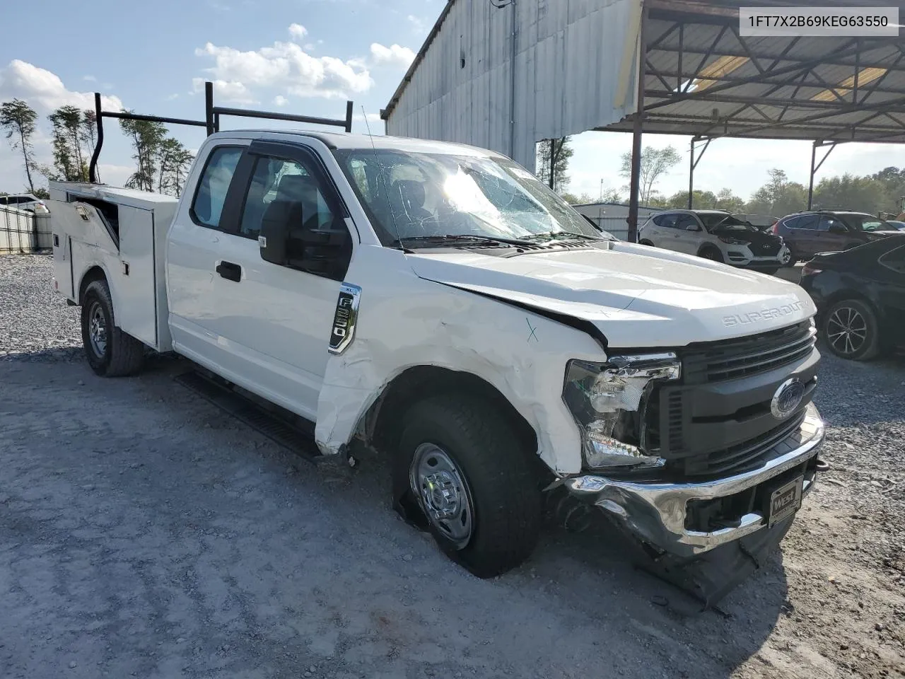 2019 Ford F250 Super Duty VIN: 1FT7X2B69KEG63550 Lot: 71460734