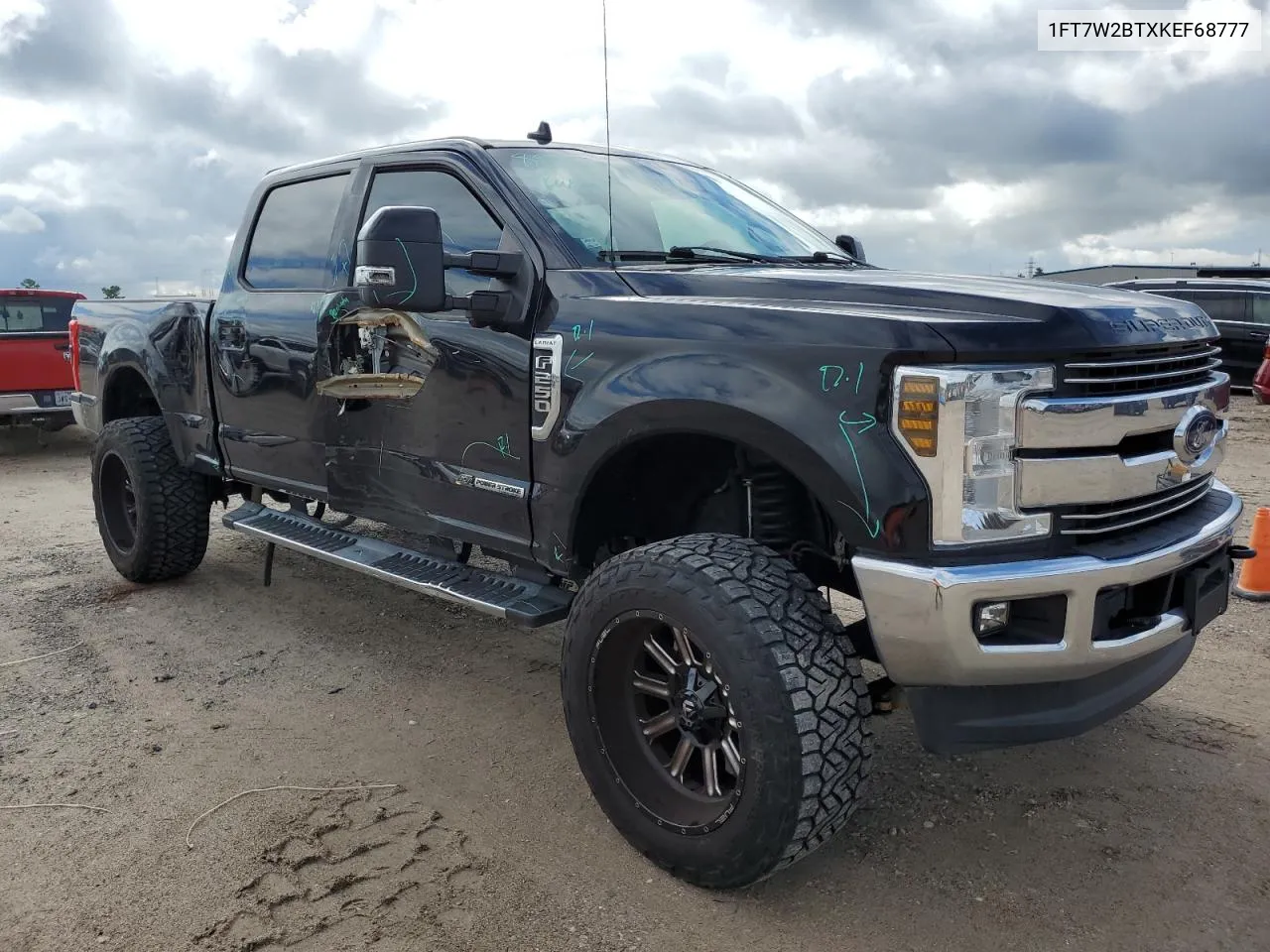 2019 Ford F250 Super Duty VIN: 1FT7W2BTXKEF68777 Lot: 71461614