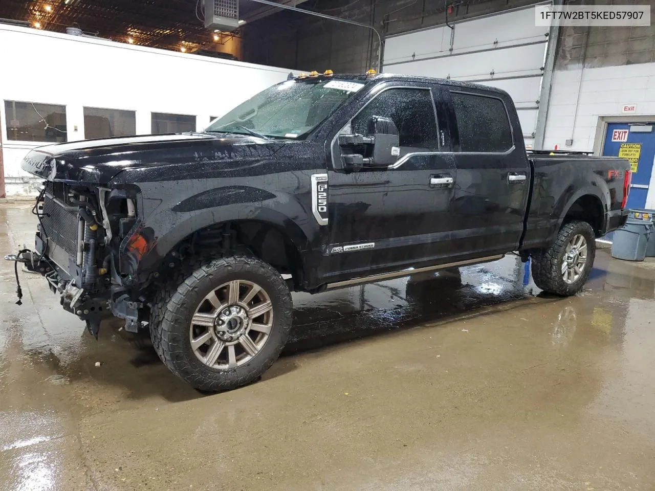 2019 Ford F250 Super Duty VIN: 1FT7W2BT5KED57907 Lot: 72152324