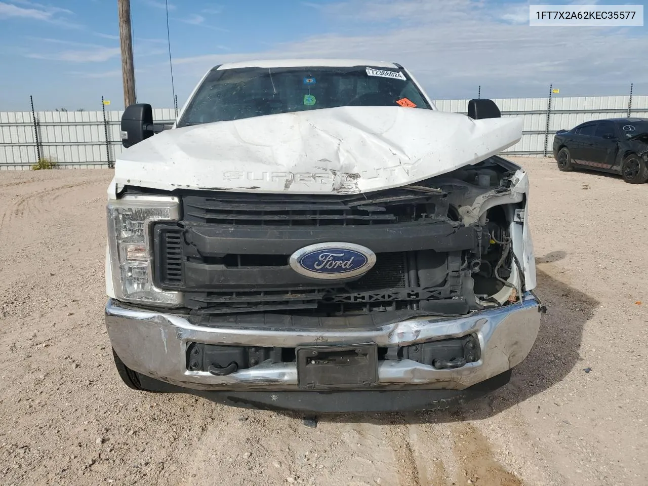 2019 Ford F250 Super Duty VIN: 1FT7X2A62KEC35577 Lot: 72366024