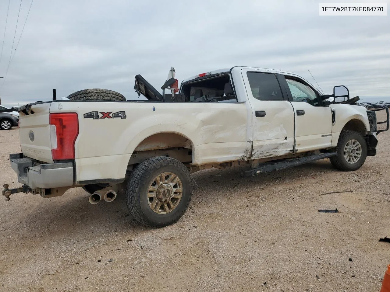 2019 Ford F250 Super Duty VIN: 1FT7W2BT7KED84770 Lot: 72401484