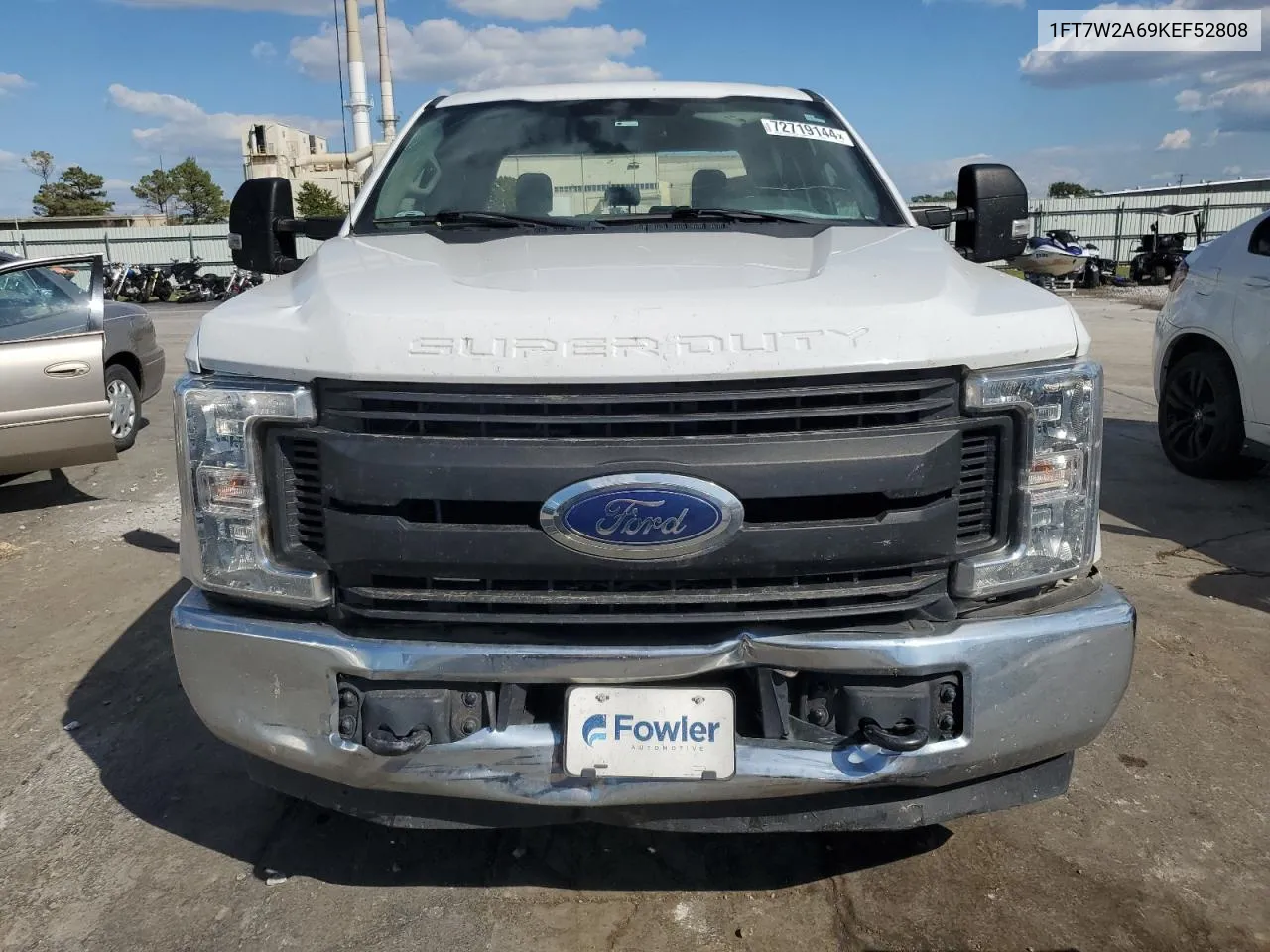 2019 Ford F250 Super Duty VIN: 1FT7W2A69KEF52808 Lot: 72719144