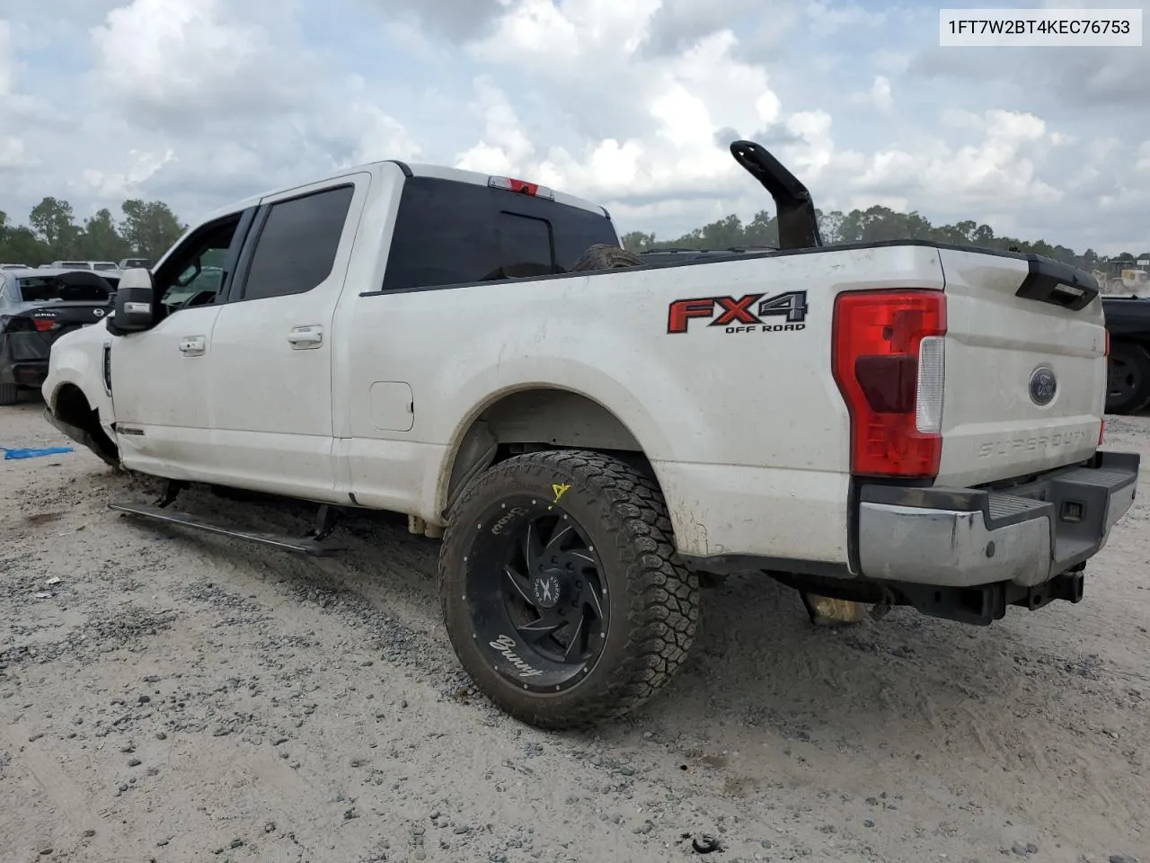 2019 Ford F250 Super Duty VIN: 1FT7W2BT4KEC76753 Lot: 72852654