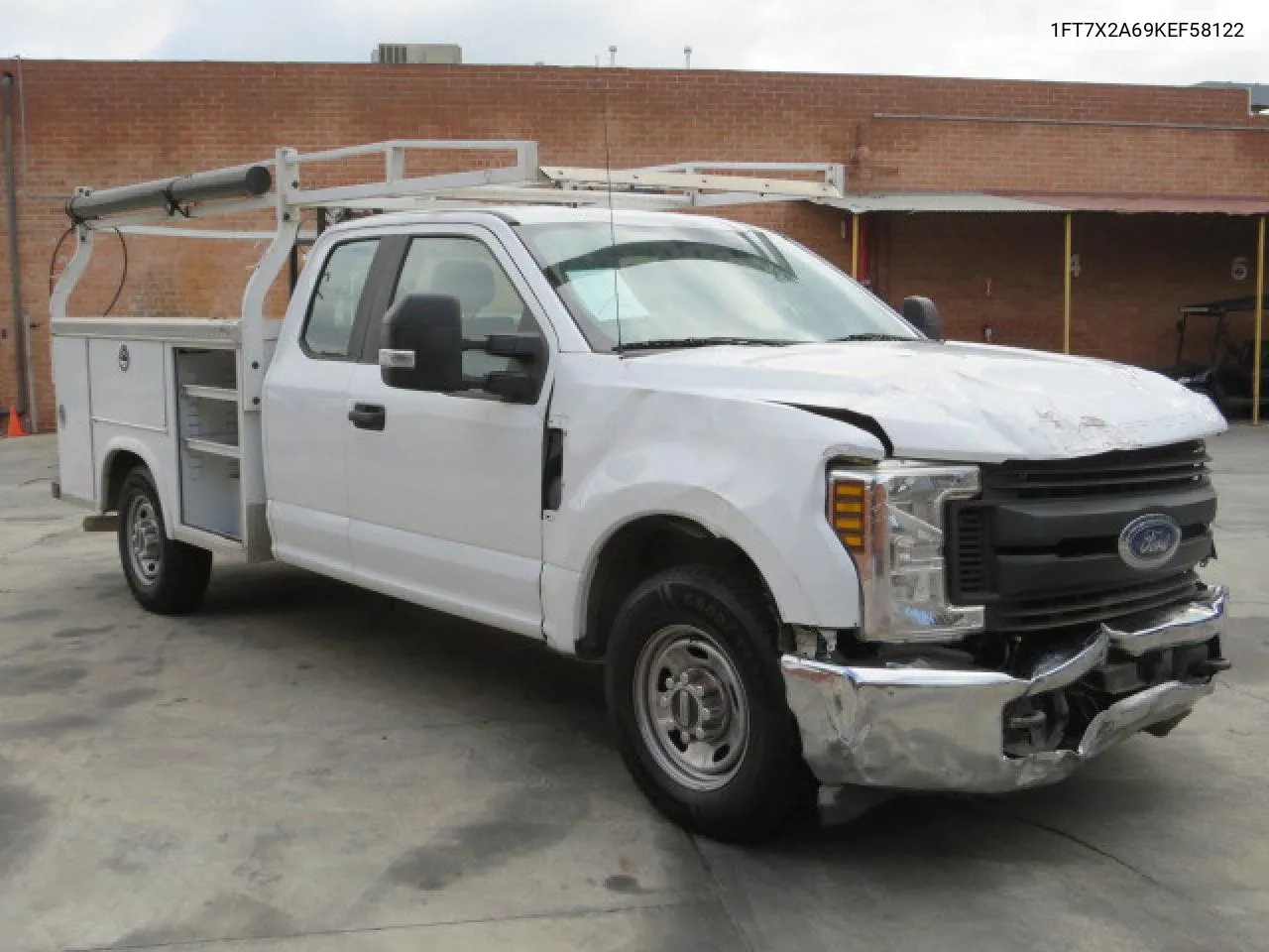 2019 Ford F250 Super Duty VIN: 1FT7X2A69KEF58122 Lot: 73222964