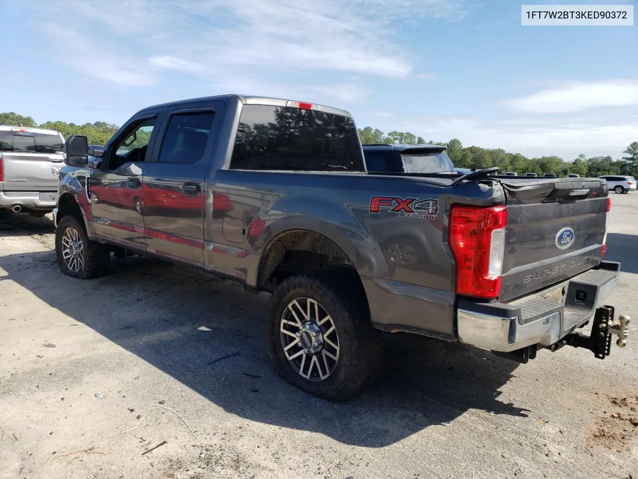 2019 Ford F250 Super Duty VIN: 1FT7W2BT3KED90372 Lot: 73322024