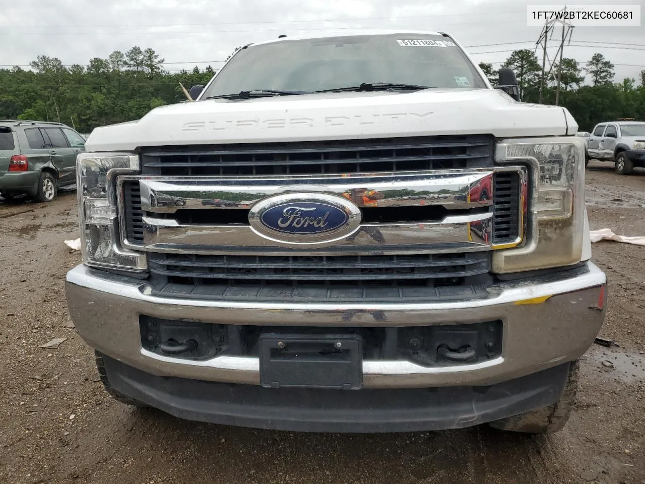 2019 Ford F250 Super Duty VIN: 1FT7W2BT2KEC60681 Lot: 73403794