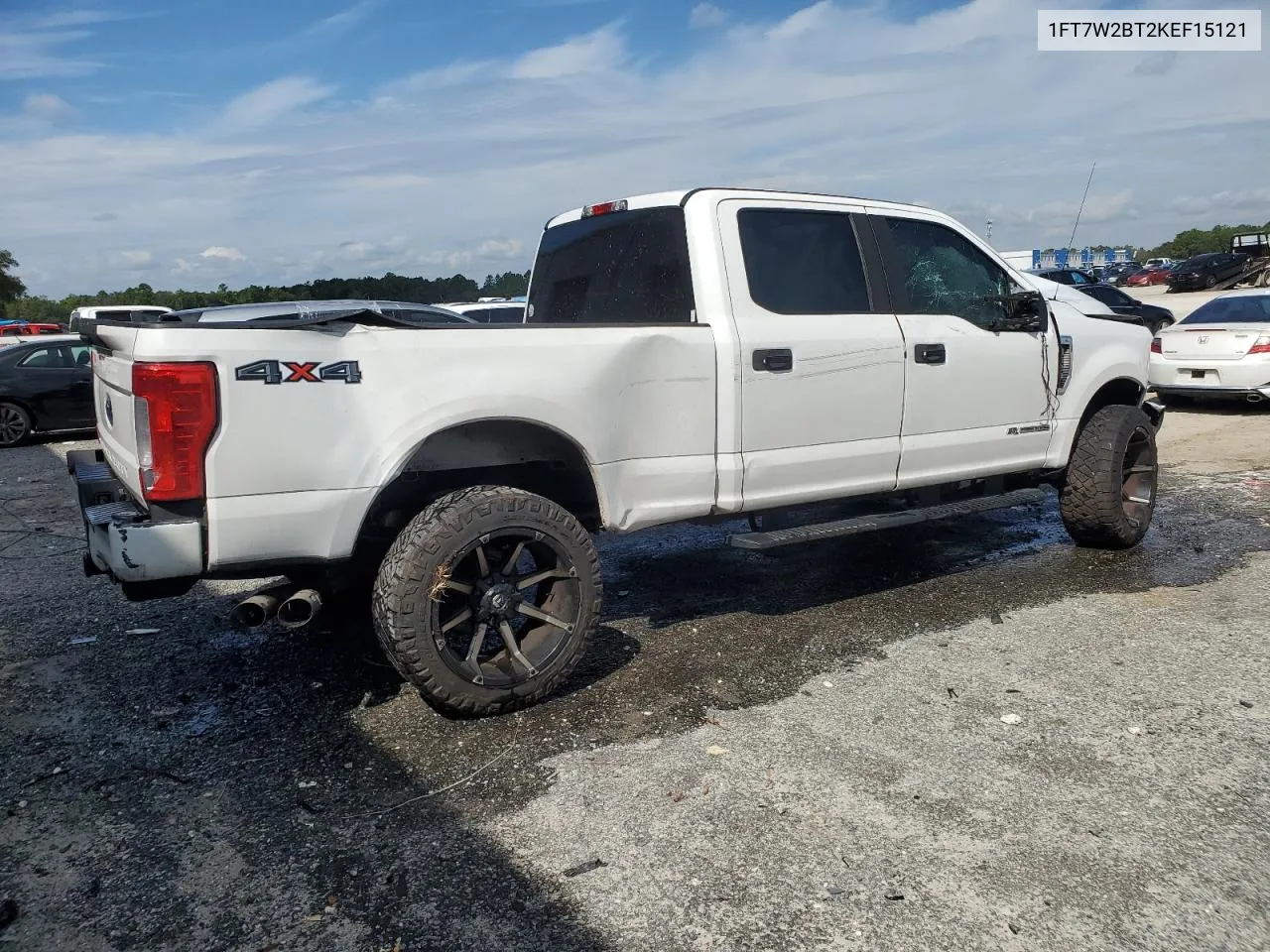 2019 Ford F250 Super Duty VIN: 1FT7W2BT2KEF15121 Lot: 74049354