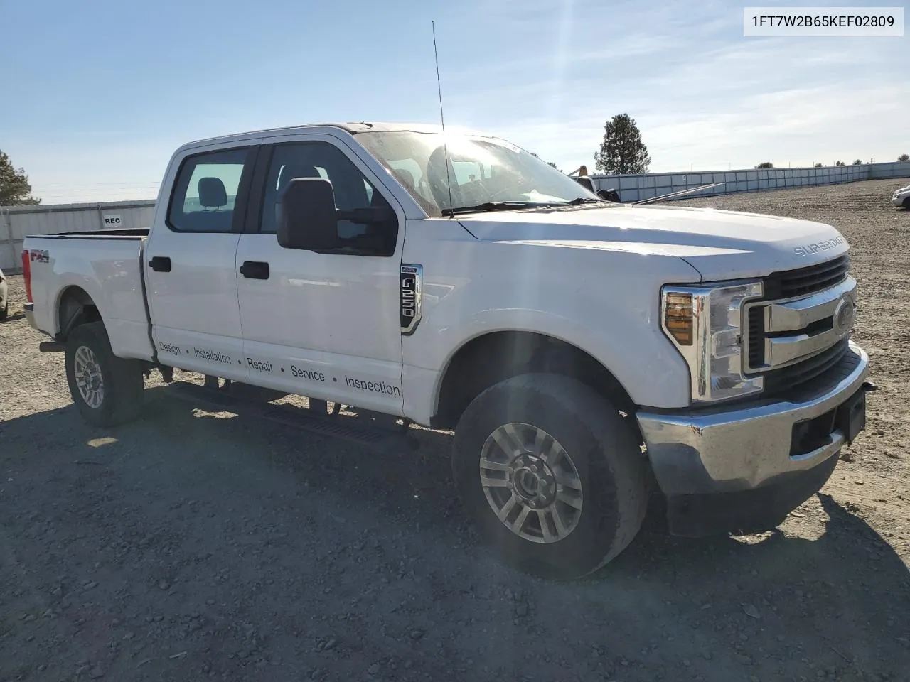 2019 Ford F250 Super Duty VIN: 1FT7W2B65KEF02809 Lot: 74064004