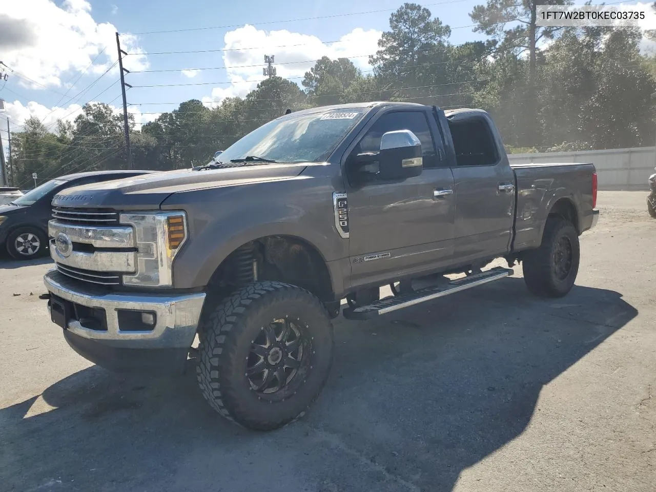 2019 Ford F250 Super Duty VIN: 1FT7W2BT0KEC03735 Lot: 74208524