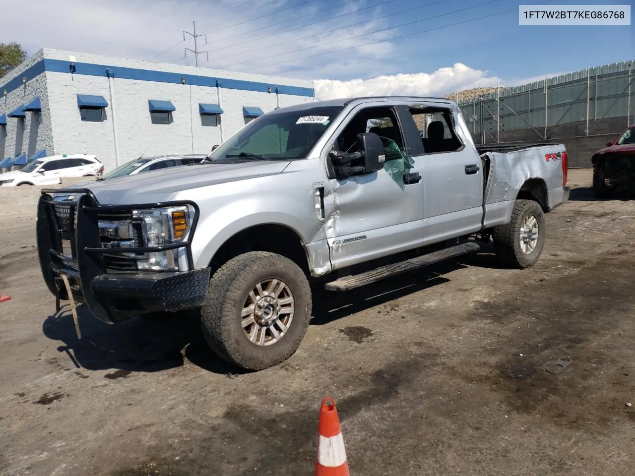 2019 Ford F250 Super Duty VIN: 1FT7W2BT7KEG86768 Lot: 74395244