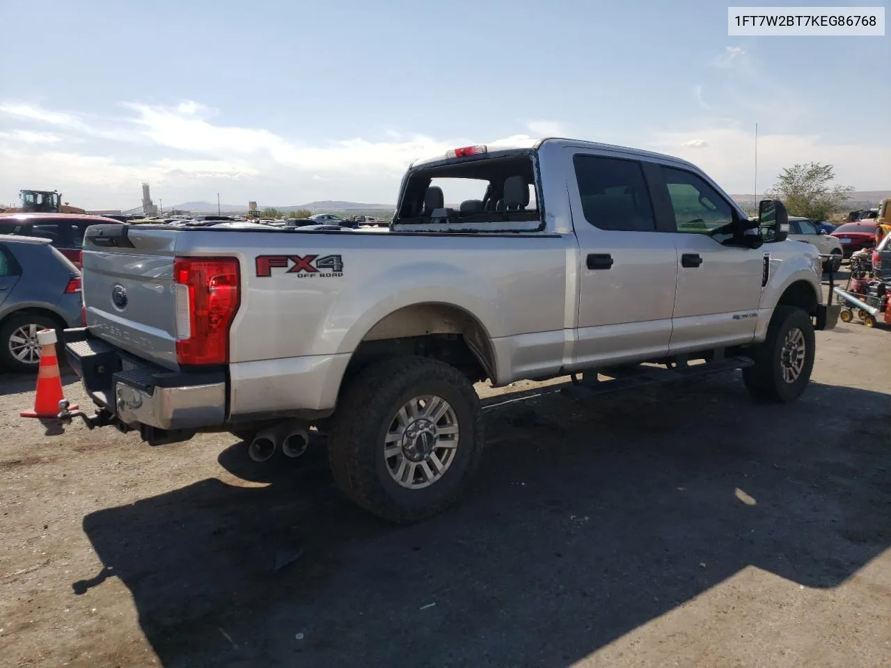 2019 Ford F250 Super Duty VIN: 1FT7W2BT7KEG86768 Lot: 74395244