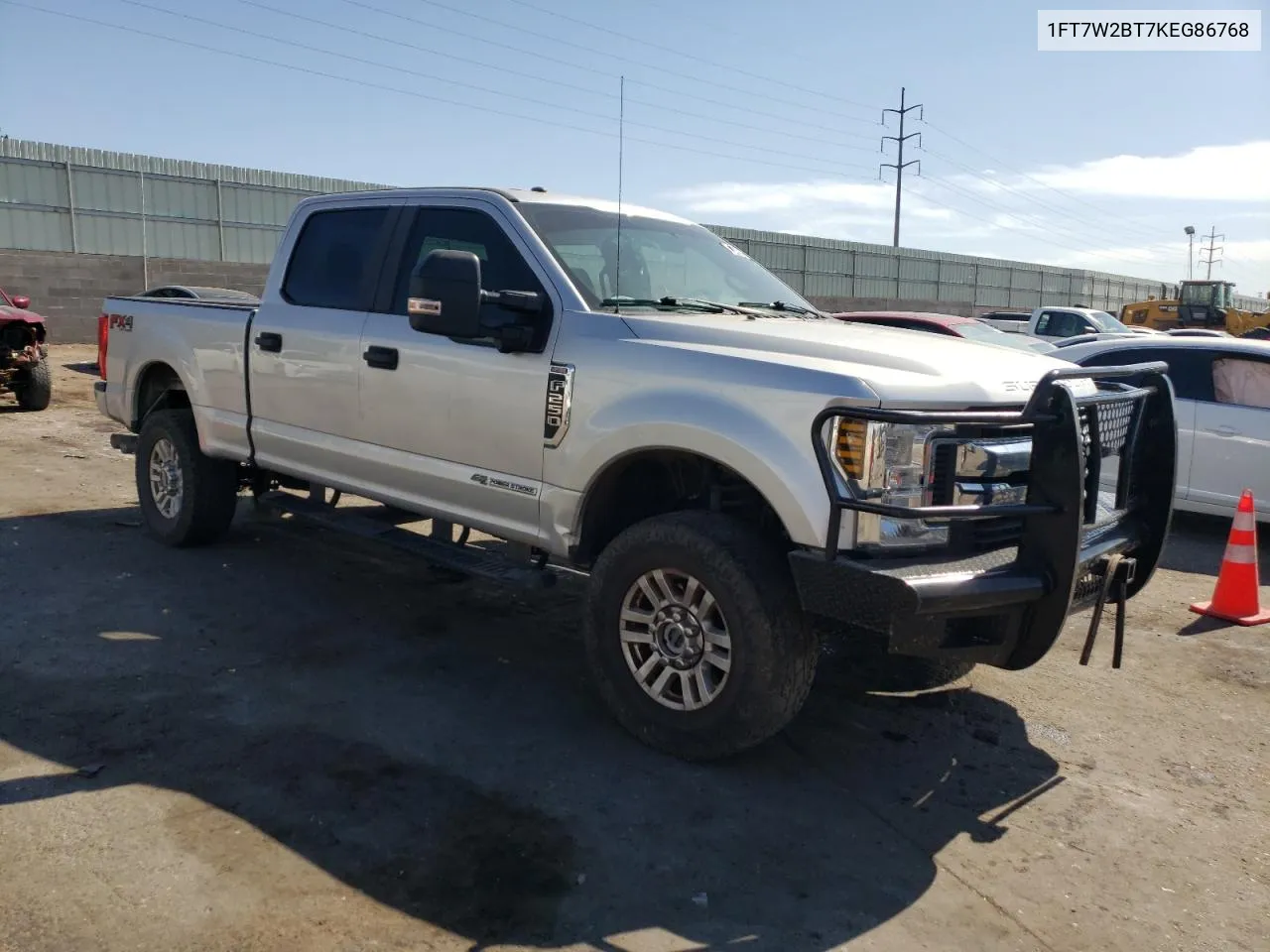 2019 Ford F250 Super Duty VIN: 1FT7W2BT7KEG86768 Lot: 74395244