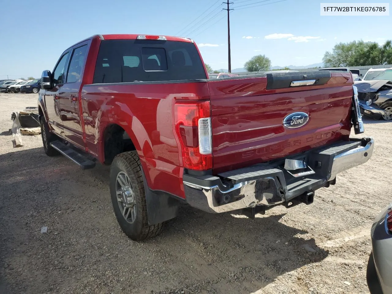 2019 Ford F250 Super Duty VIN: 1FT7W2BT1KEG76785 Lot: 74502734