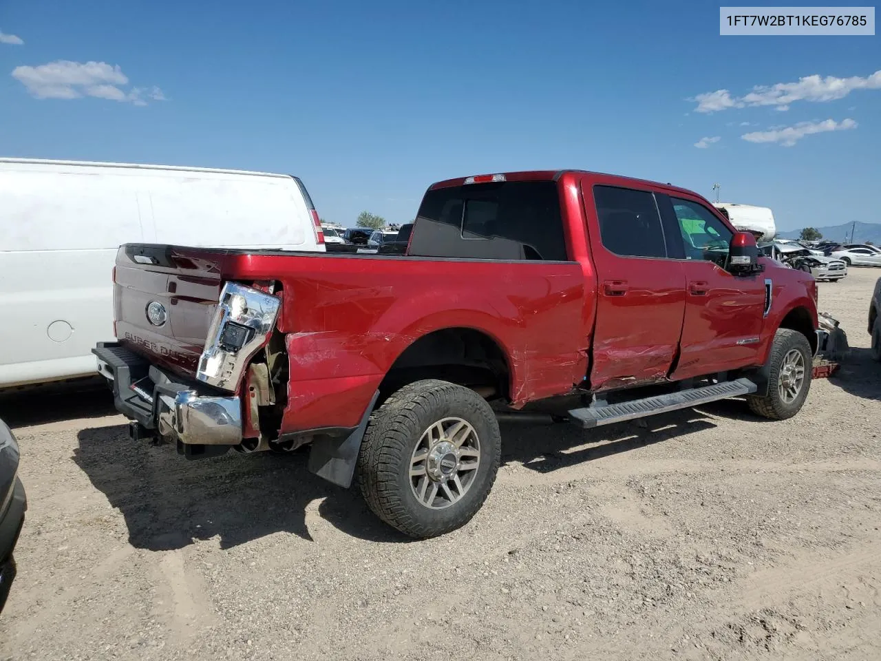 2019 Ford F250 Super Duty VIN: 1FT7W2BT1KEG76785 Lot: 74502734