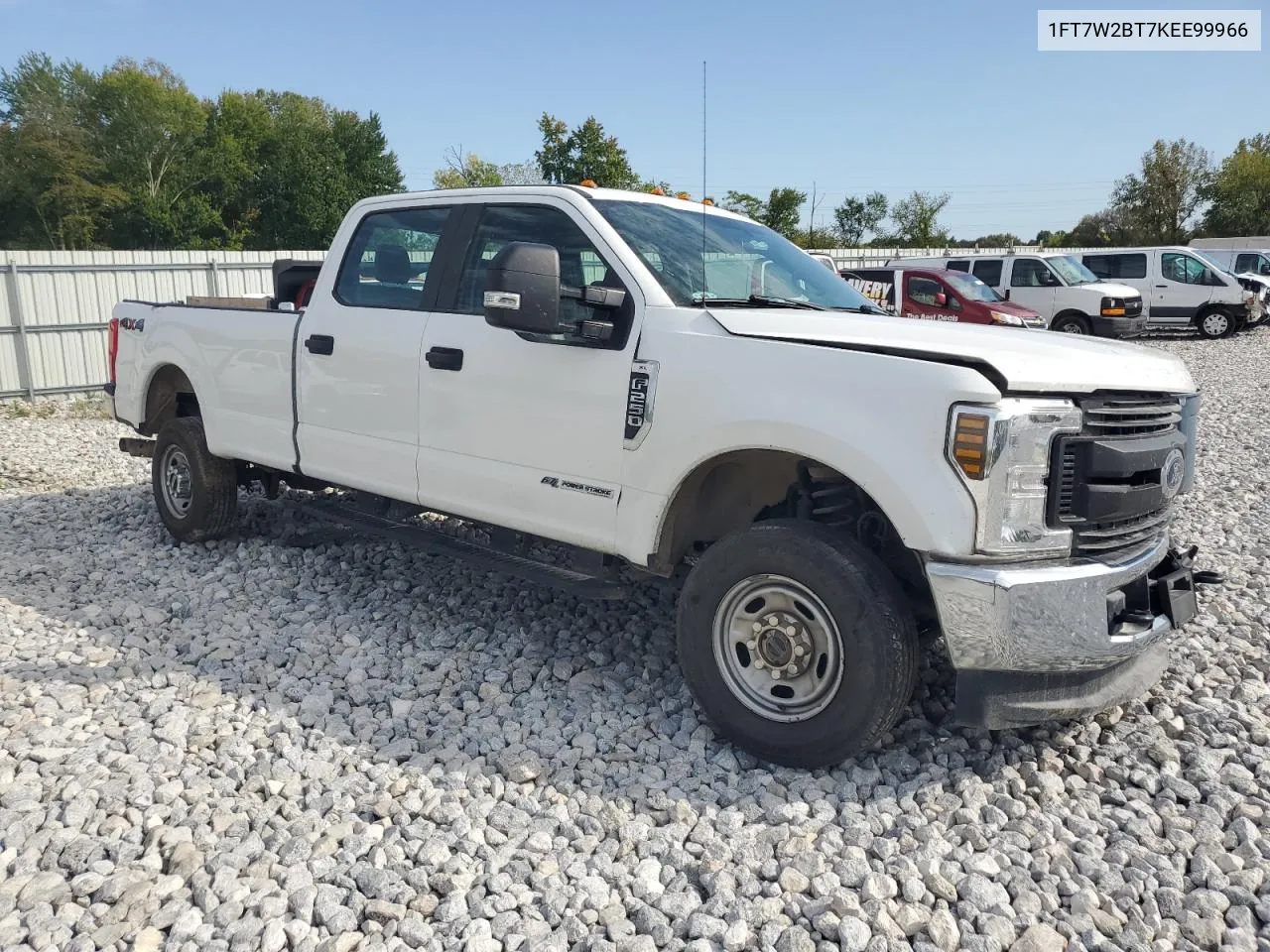 2019 Ford F250 Super Duty VIN: 1FT7W2BT7KEE99966 Lot: 74626224