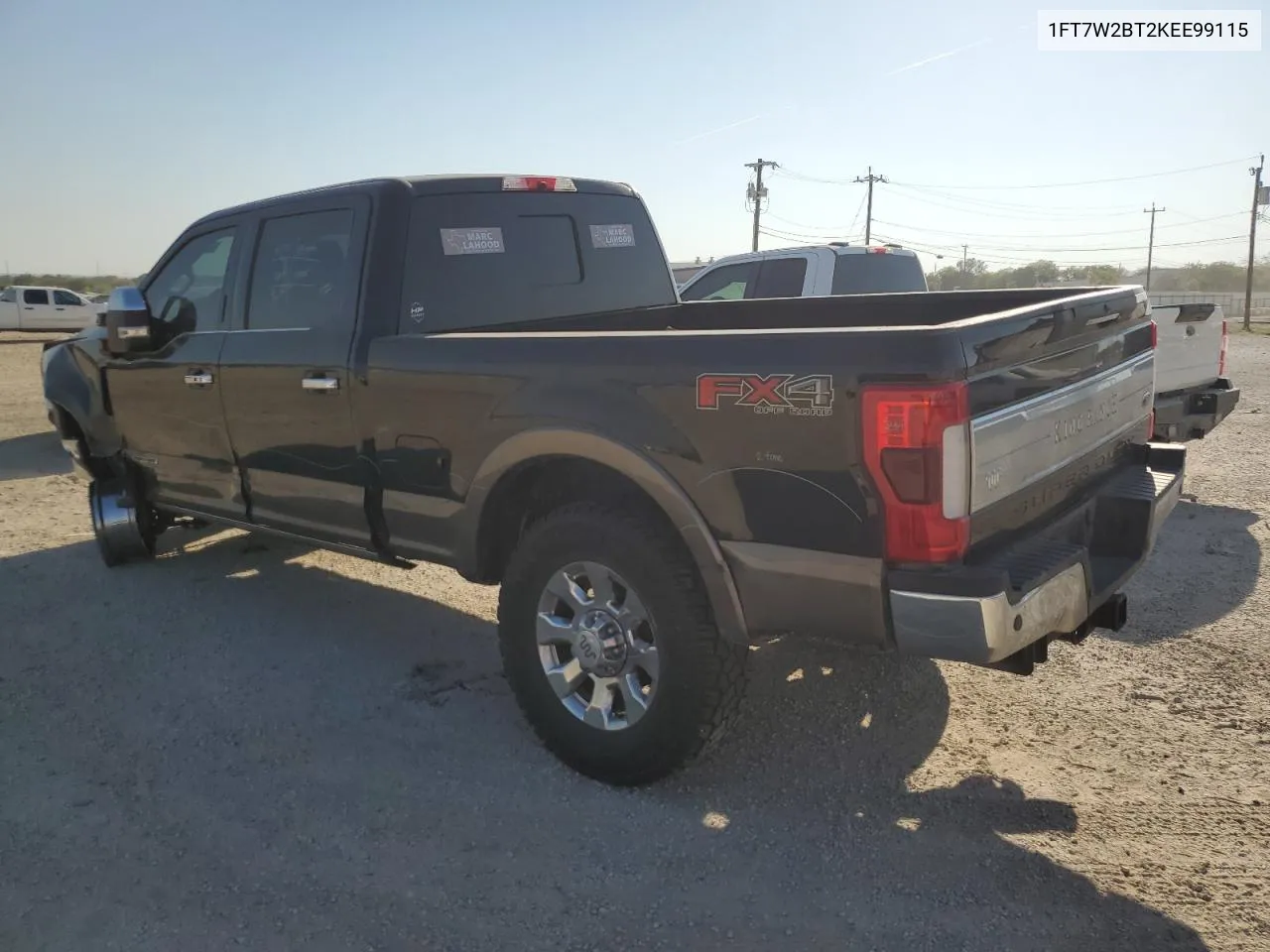 2019 Ford F250 Super Duty VIN: 1FT7W2BT2KEE99115 Lot: 75901474