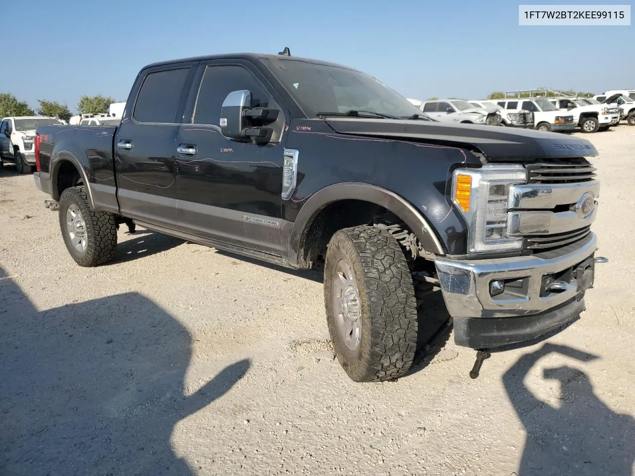 2019 Ford F250 Super Duty VIN: 1FT7W2BT2KEE99115 Lot: 75901474