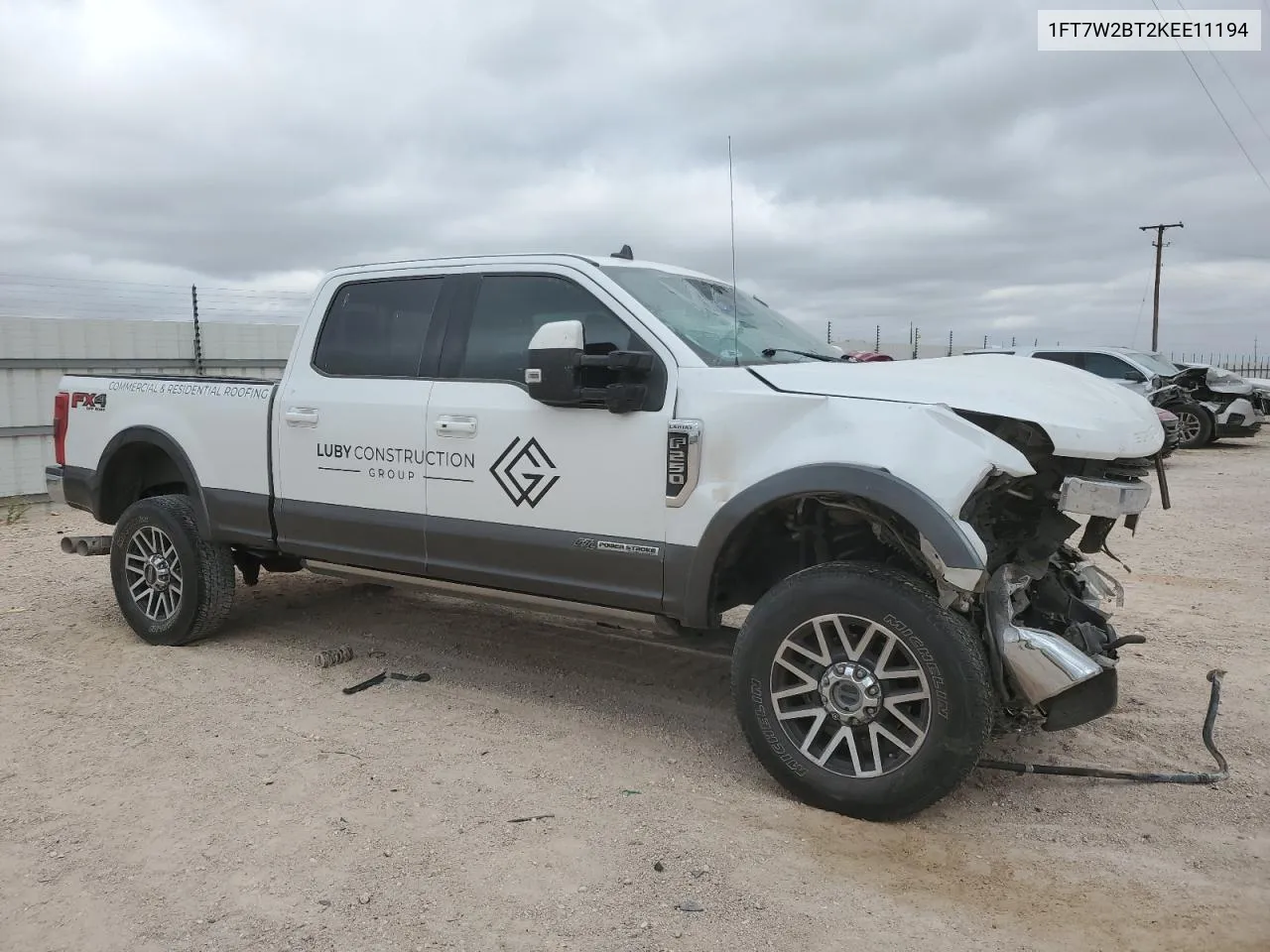 2019 Ford F250 Super Duty VIN: 1FT7W2BT2KEE11194 Lot: 76517024