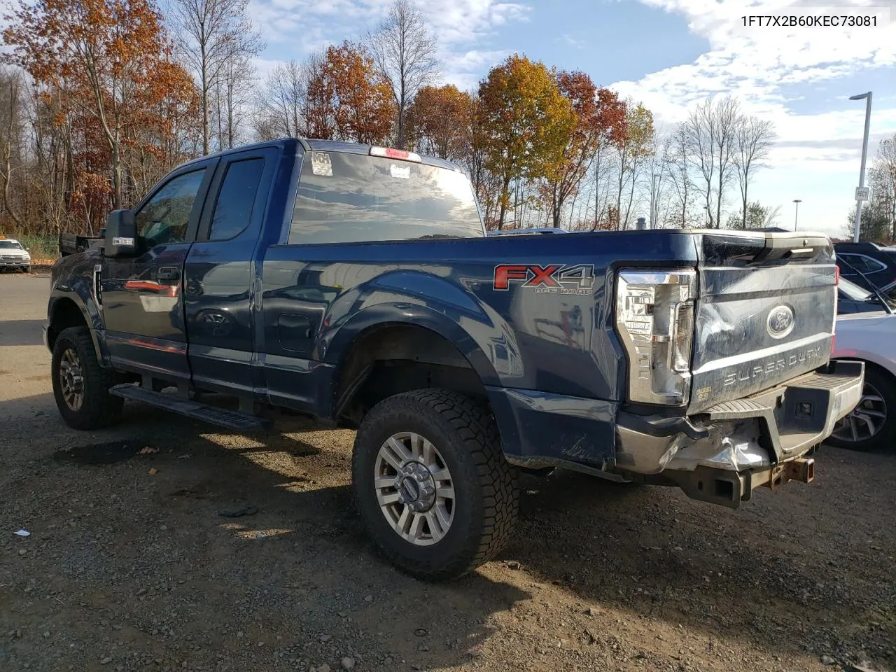 2019 Ford F250 Super Duty VIN: 1FT7X2B60KEC73081 Lot: 78518754