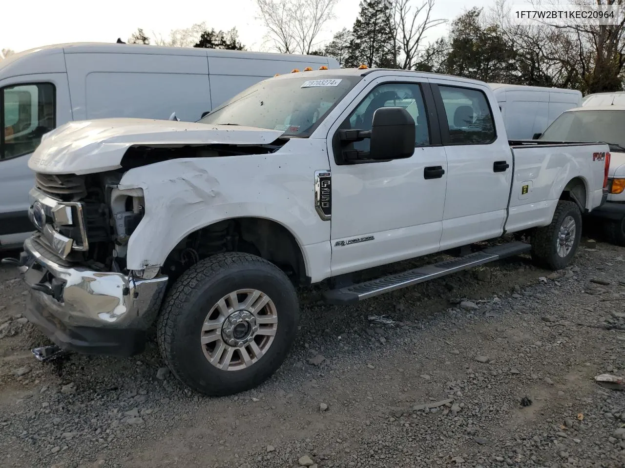 2019 Ford F250 Super Duty VIN: 1FT7W2BT1KEC20964 Lot: 78703274