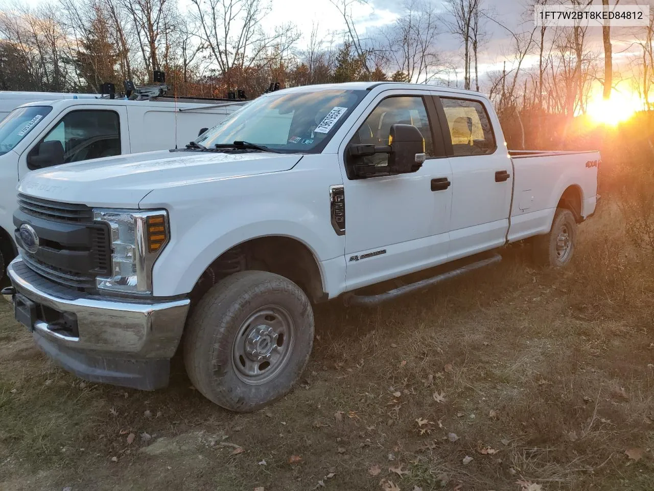 2019 Ford F250 Super Duty VIN: 1FT7W2BT8KED84812 Lot: 79679554