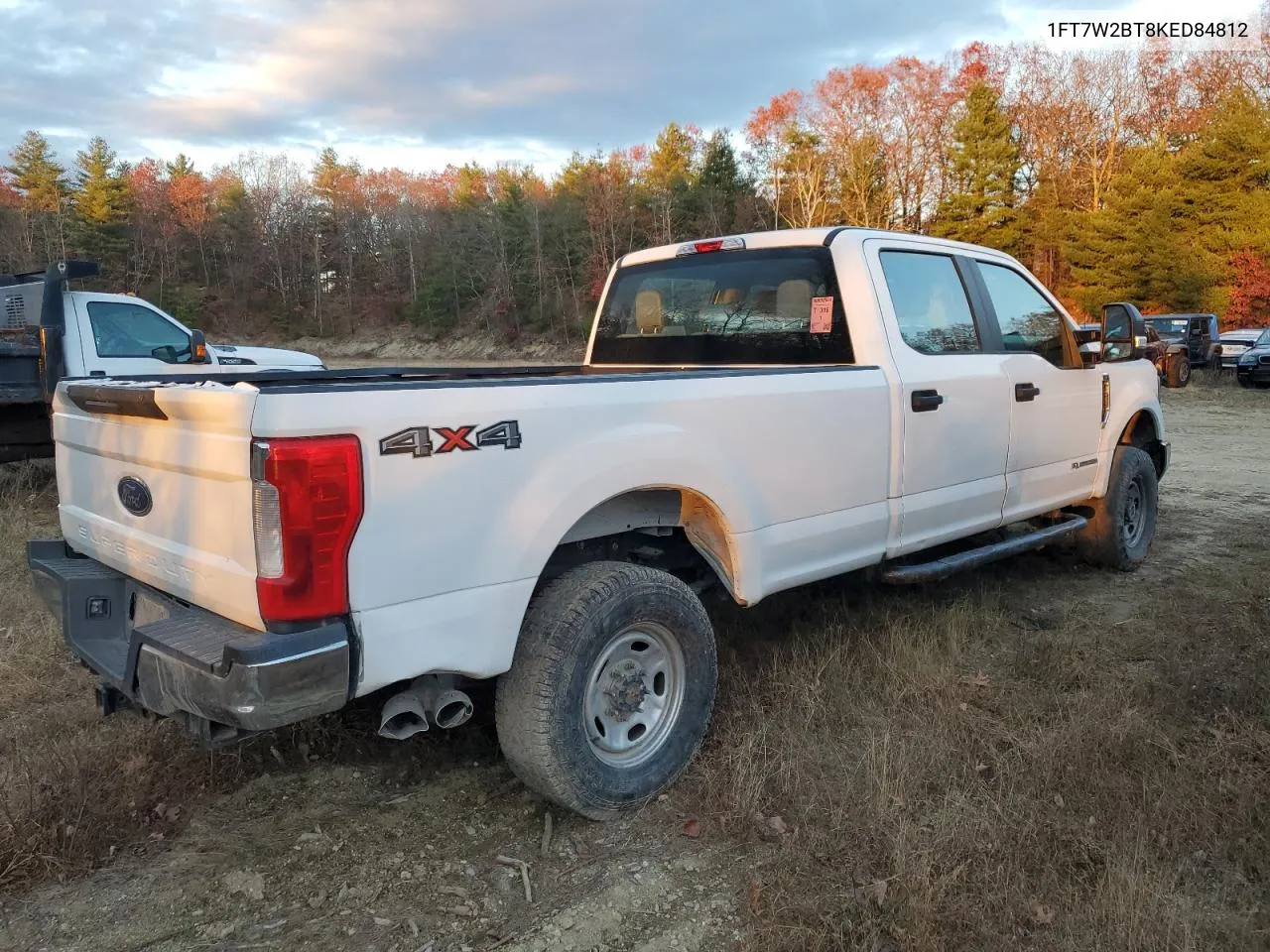 2019 Ford F250 Super Duty VIN: 1FT7W2BT8KED84812 Lot: 79679554