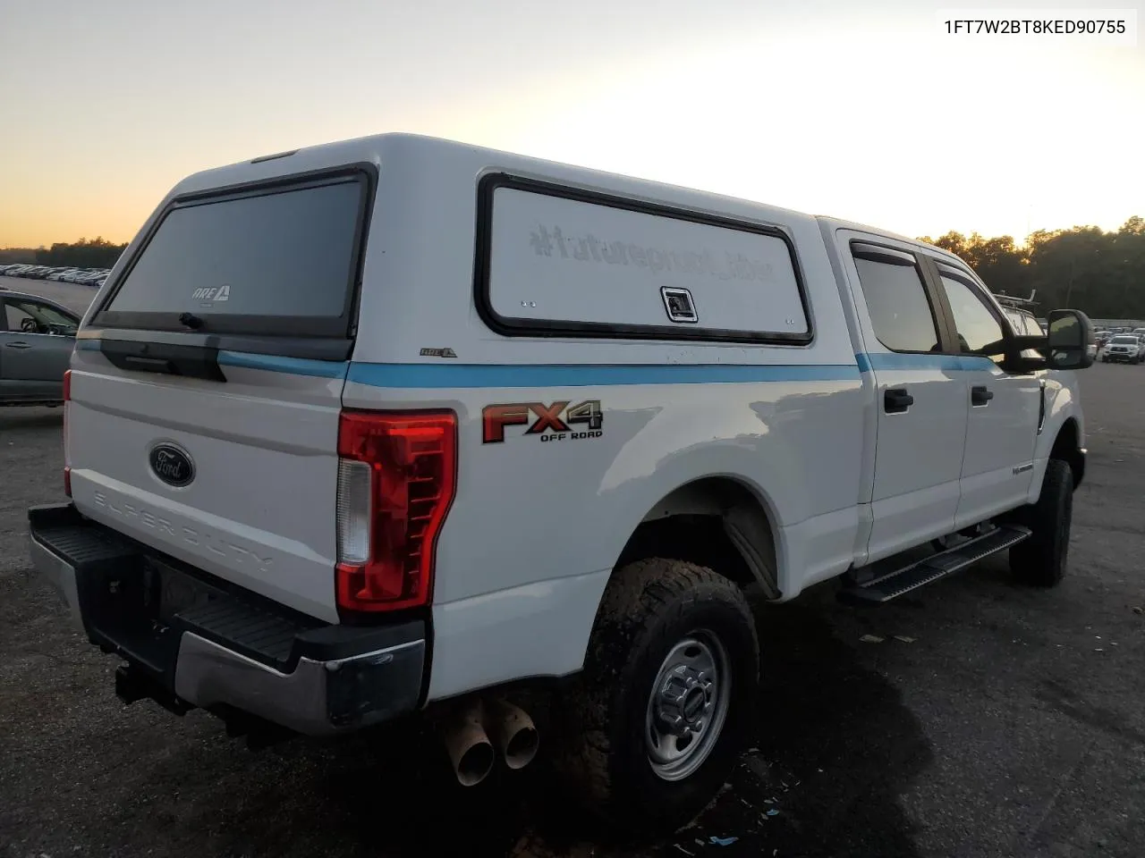 2019 Ford F250 Super Duty VIN: 1FT7W2BT8KED90755 Lot: 80566774