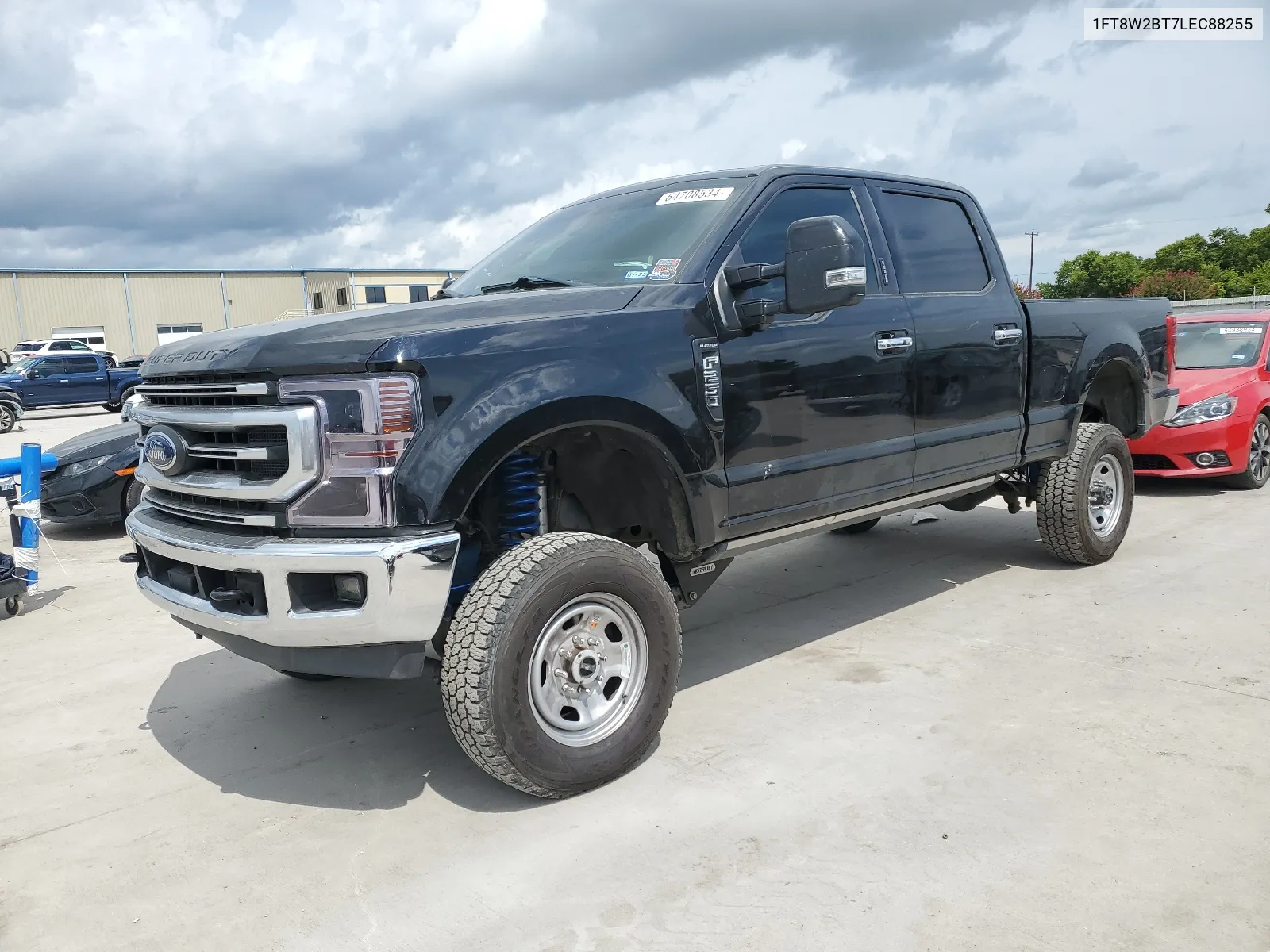 2020 Ford F250 Super Duty VIN: 1FT8W2BT7LEC88255 Lot: 64708534