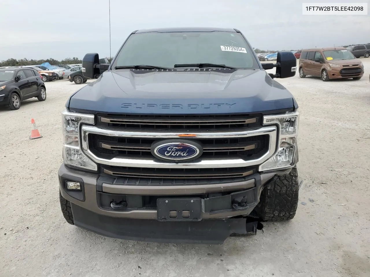 2020 Ford F250 Super Duty VIN: 1FT7W2BT5LEE42098 Lot: 71615874