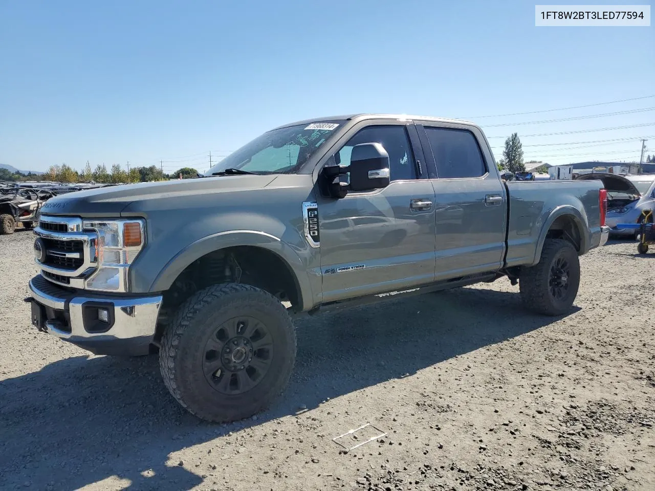 2020 Ford F250 Super Duty VIN: 1FT8W2BT3LED77594 Lot: 71968314