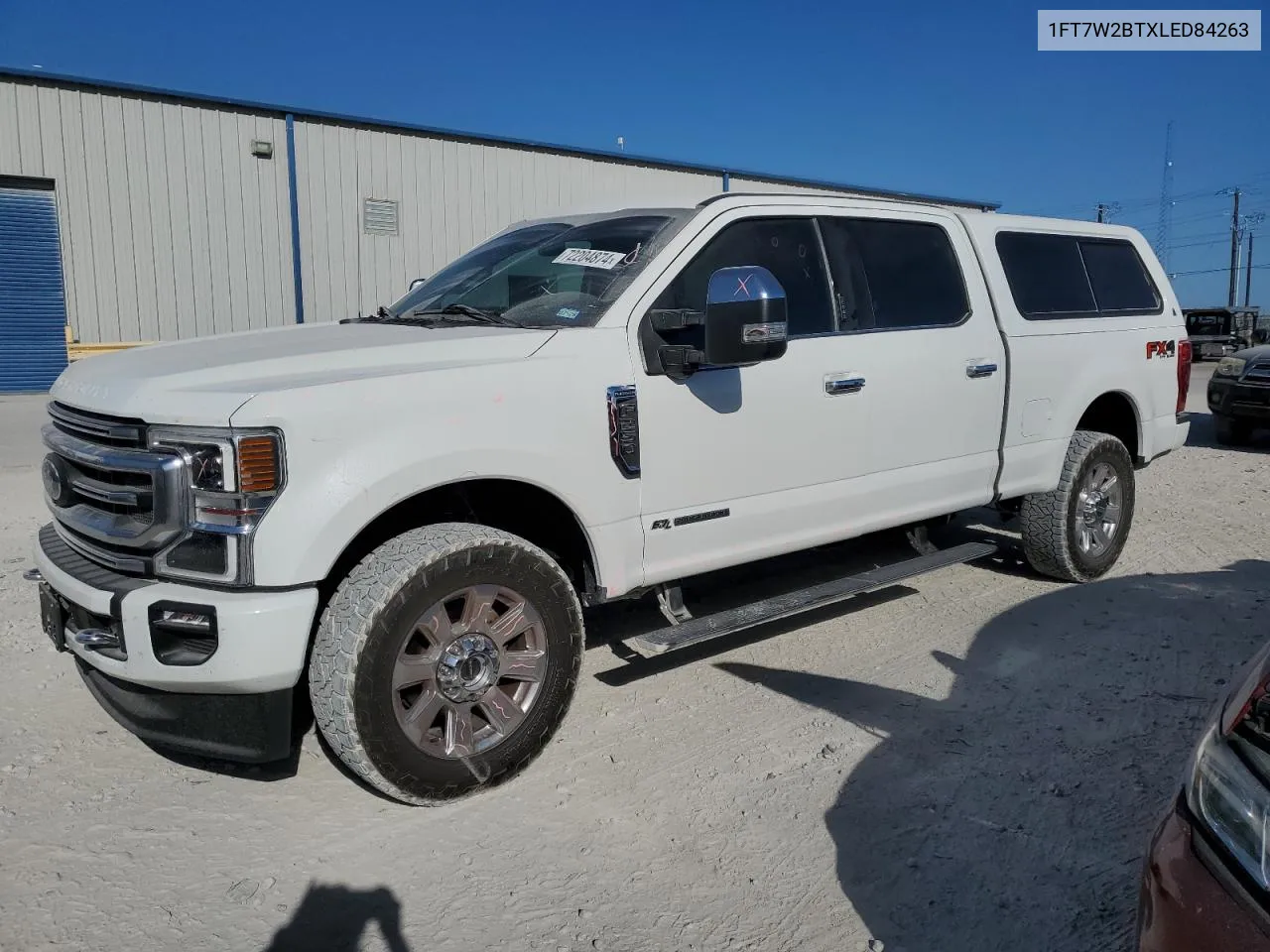 2020 Ford F250 Super Duty VIN: 1FT7W2BTXLED84263 Lot: 72204874