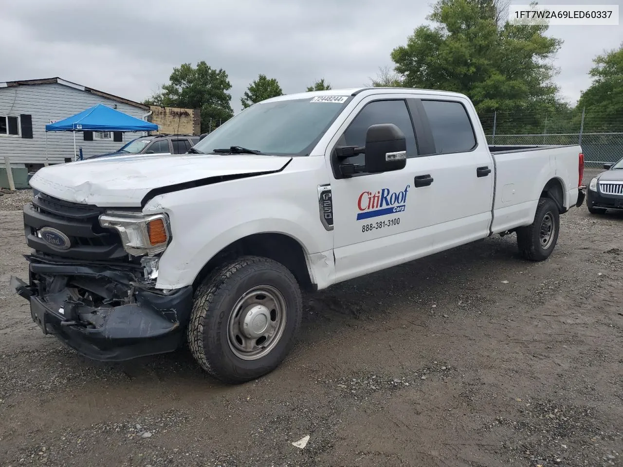 2020 Ford F250 Super Duty VIN: 1FT7W2A69LED60337 Lot: 72448244