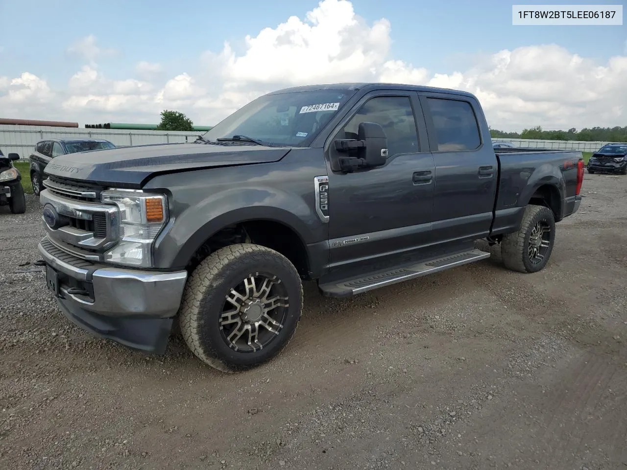 2020 Ford F250 Super Duty VIN: 1FT8W2BT5LEE06187 Lot: 72467164