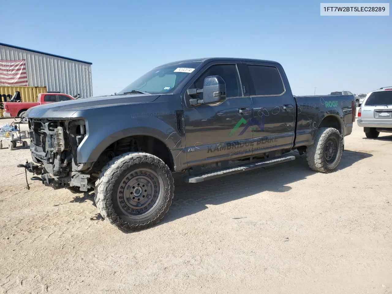 2020 Ford F250 Super Duty VIN: 1FT7W2BT5LEC28289 Lot: 74102374